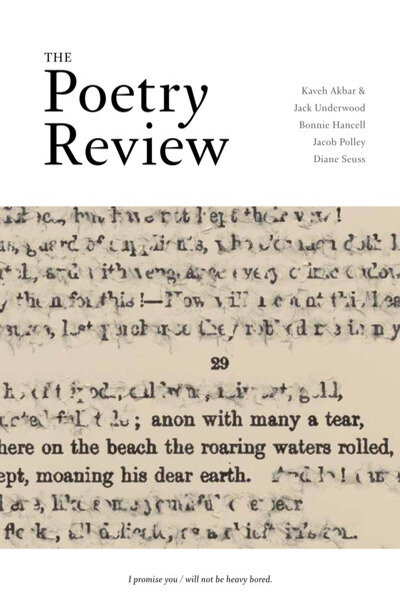 The Poetry Review Magazine