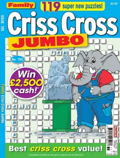 Family Criss Cross Jumbo Magazine