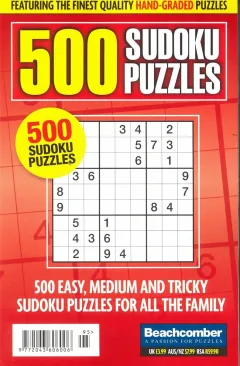 500 Sudoku Puzzles Magazine 1