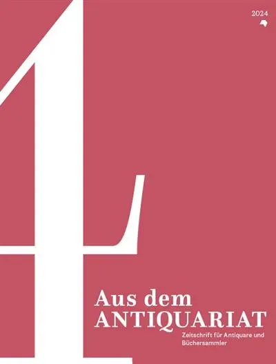 Aus dem Antiquariat (Allemand)