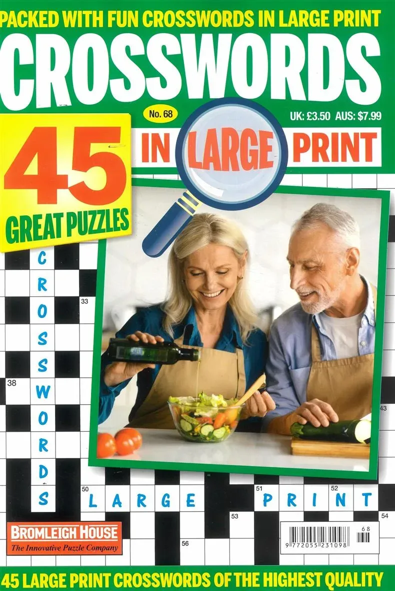 Crosswords in large print Magazine 1