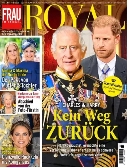 Frau im Spiegel Royal (Allemand)