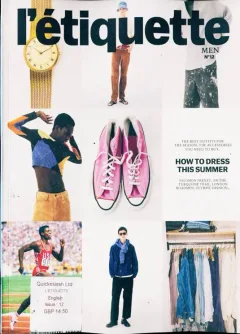 L'Etiquette Men (Édition anglaise) Magazine