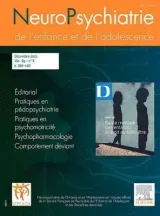Neuropsychiatrie de l'enfance et de l'adolescence (Français) 1