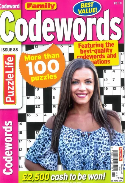 PuzzleLife Family Codewords Magazine