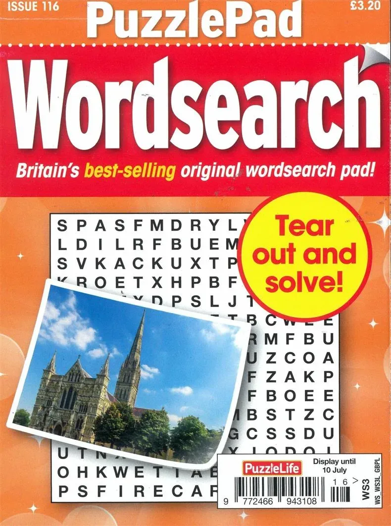 Puzzlelife Puzzlepad Wordsearch Magazine 1