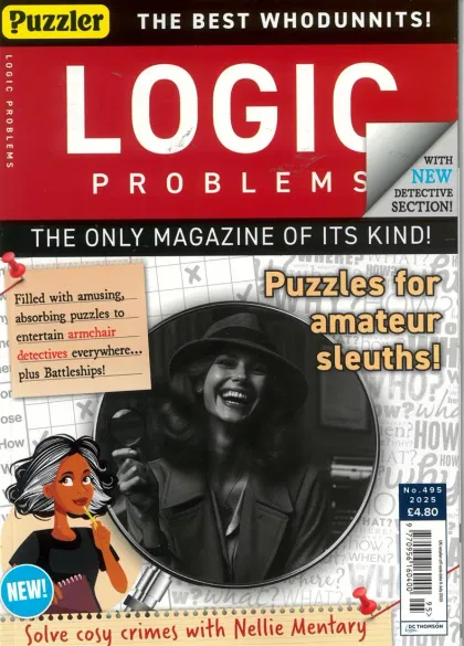 Puzzler Logic Problems Magazine