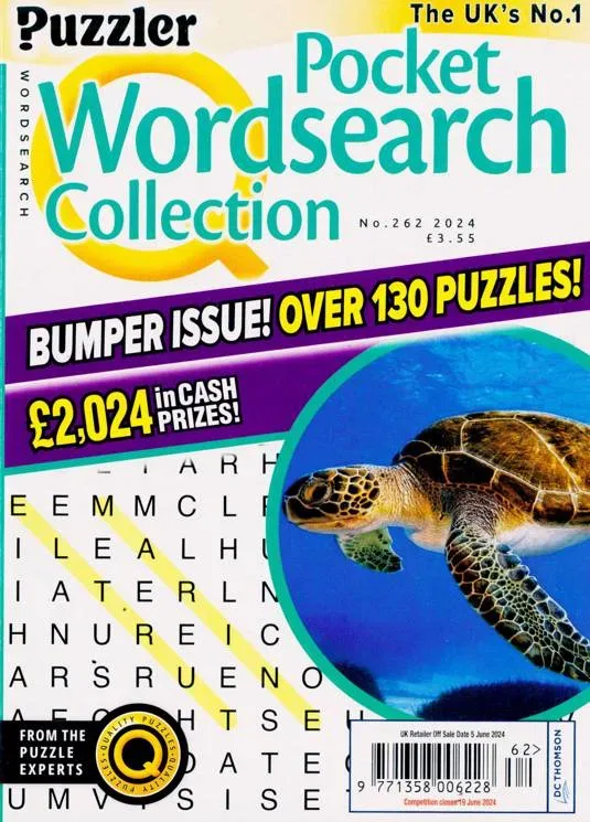 Puzzler Q Pocket Wordsearch Collection Magazine 1