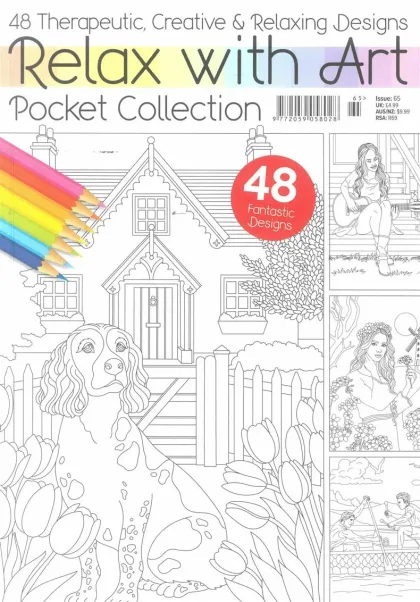 Relax With Art Pocket Collection Magazine