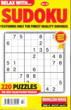 Relax With Sudoku Magazine 1