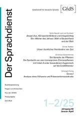 Sprachdienst (Allemand) 1