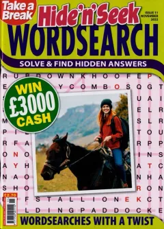 Take a Break Hide n Seek Wordsearch Magazine 1