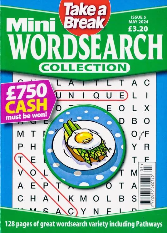 Take a Break Mini Wordsearch Collection Magazine 1