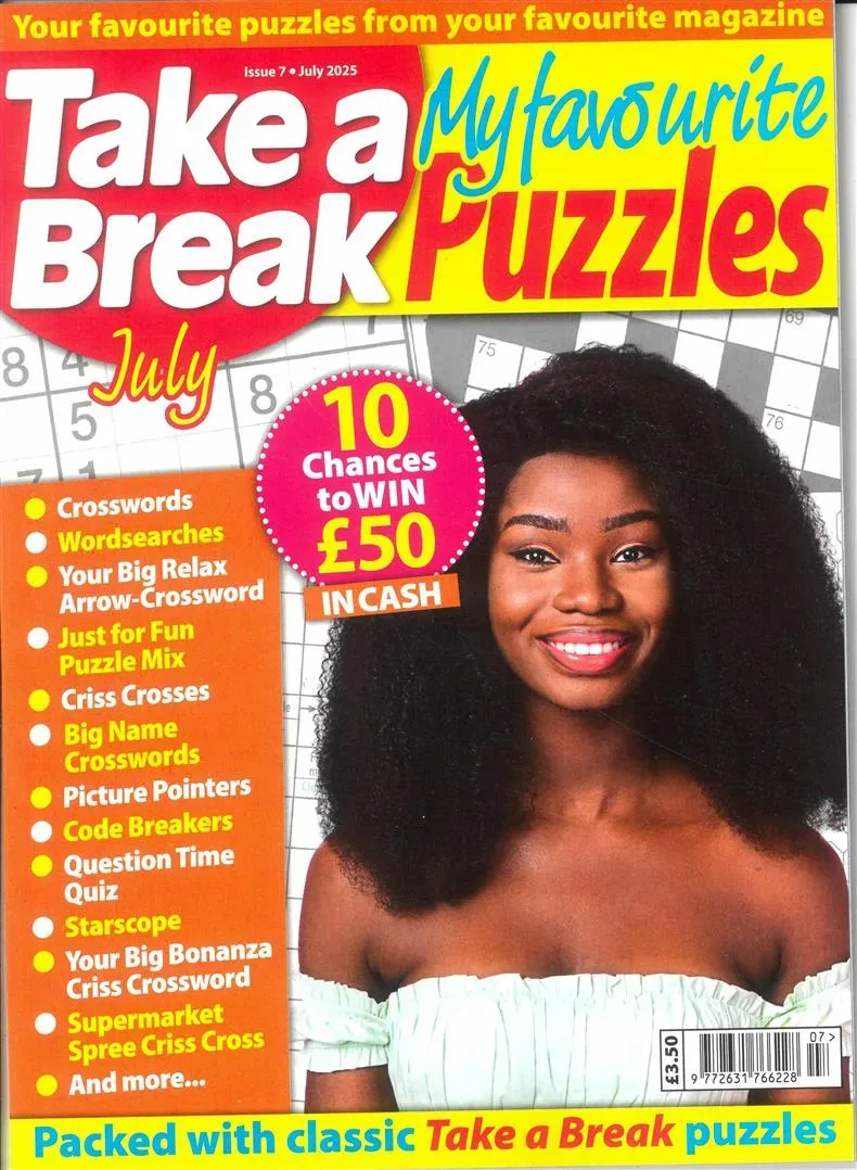 Take a Break My Favourite Puzzles Magazine 1