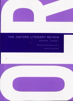 The Oxford Literary Review Magazine 1